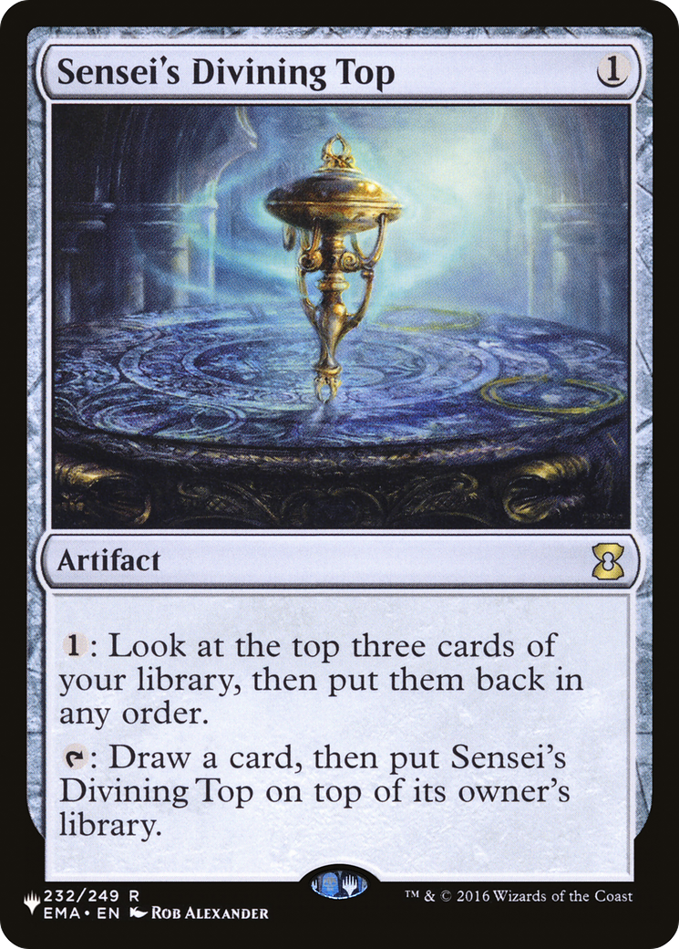 Sensei's Divining Top (LIST-232/249) [Mystery Booster] The List MTG Single Wizards of the Coast