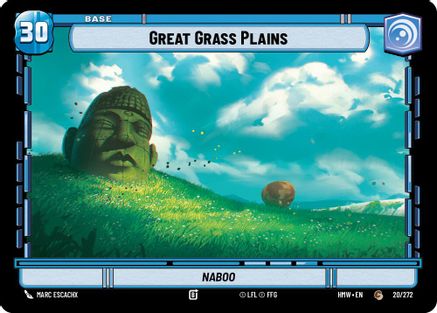 Great Glass Plains // Shield (20/272 // T01/05) [Homeworlds] Star Wars: Unlimited Single Disney