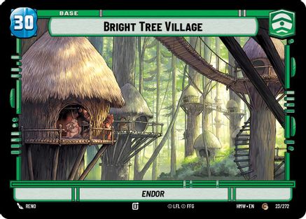 Bright Tree Village // Beast (T04) (23/272 // T04/05) [Homeworlds] Star Wars: Unlimited Single Disney