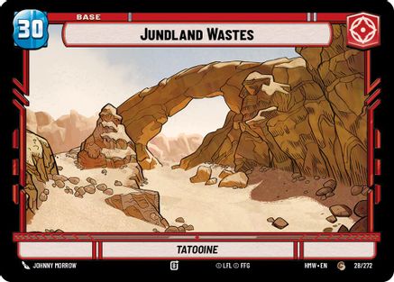 Jundland Wastes // Shield (28/272 // T01/05) [Homeworlds] Star Wars: Unlimited Single Disney