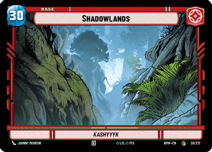 Shadowlands // Shield (30/272 // T01/05) [Homeworlds] Star Wars: Unlimited Single Disney