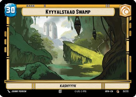 Kyyyalstaad Swamp // Weakness (31/272 // T02/05) [Homeworlds] Star Wars: Unlimited Single Disney