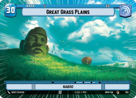 Great Glass Plains // Weakness (Hyperspace) (292 // T07/05) [Homeworlds] Star Wars: Unlimited Single Disney