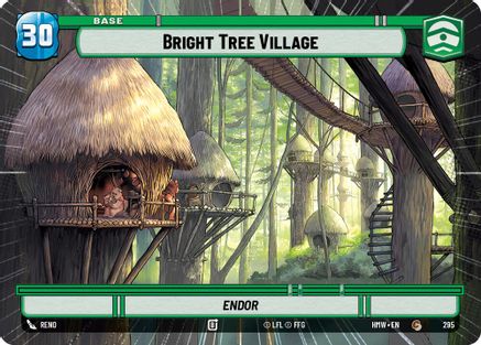 Bright Tree Village // Beast (T08) (Hyperspace) (295 // T08/05) [Homeworlds] Star Wars: Unlimited Single Disney