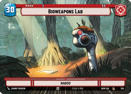 Bioweapons Lab // Beast (T08) (Hyperspace) (299 // T08/05) [Homeworlds] Star Wars: Unlimited Single Disney