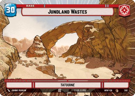 Jundland Wastes // Shield (Hyperspace) (300 // T06/05) [Homeworlds] Star Wars: Unlimited Single Disney
