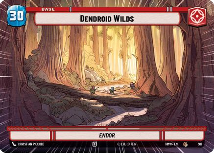 Dendroid Wilds // Shield (Hyperspace) (301 // T06/05) [Homeworlds] Star Wars: Unlimited Single Disney