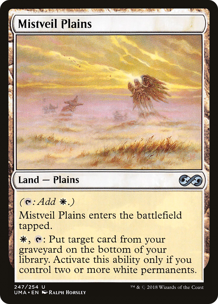 Mistveil Plains (UMA-247) [Ultimate Masters] Foil MTG Single Wizards of the Coast