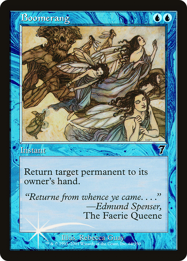 Boomerang (7ED-064) [7th Edition] MTG Single Wizards of the Coast