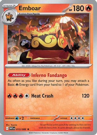Emboar 13/086  [Misc: Deck Exclusives]
