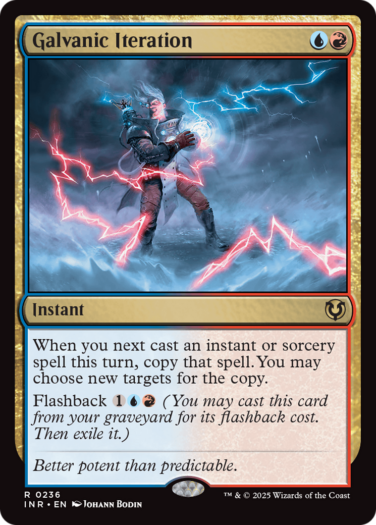 Galvanic Iteration (INR-236) [Innistrad Remastered] Foil MTG Single Wizards of the Coast