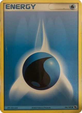 Water Energy (2005 No E Reader) /109  [Misc: Deck Exclusives]