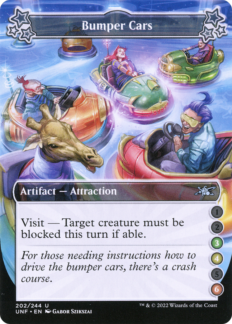 Bumper Cars (UNF-202D) [Unfinity] Foil MTG Single Wizards of the Coast