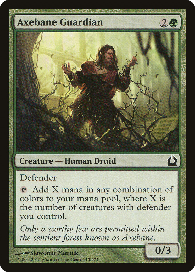 Axebane Guardian (RTR-115) [Return to Ravnica] Foil MTG Single Wizards of the Coast