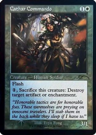 Cathar Commando (SLD-7132) [Secret Lair Drop Series] Foil MTG Single Wizards of the Coast