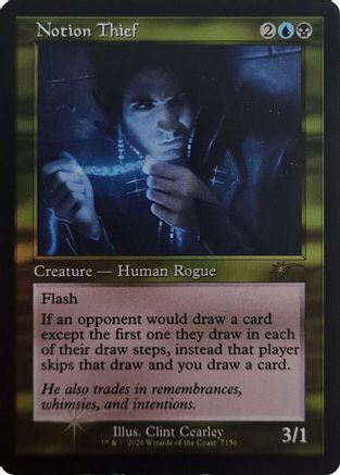 Notion Thief (SLD-7156) [Secret Lair Drop Series] MTG Single Wizards of the Coast