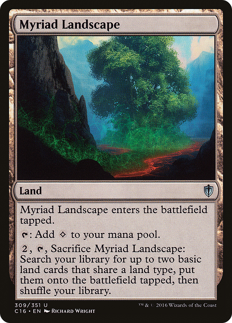 Myriad Landscape (C16-309) [Commander 2016] MTG Single Wizards of the Coast