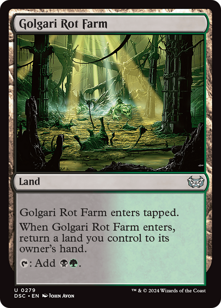 Golgari Rot Farm (DSC-279) [Duskmourn: House of Horror Commander] MTG Single Wizards of the Coast