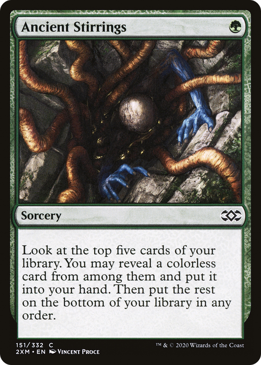 Ancient Stirrings (2XM-151) [Double Masters] Foil MTG Single Wizards of the Coast