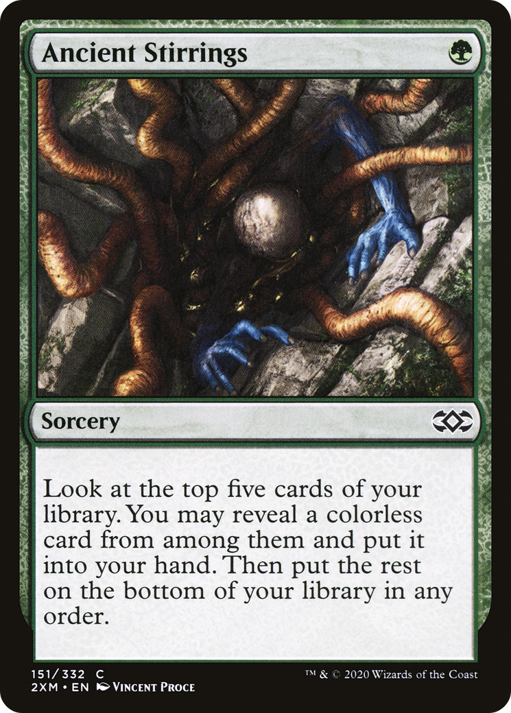 Ancient Stirrings (2XM-151) [Double Masters] MTG Single Wizards of the Coast