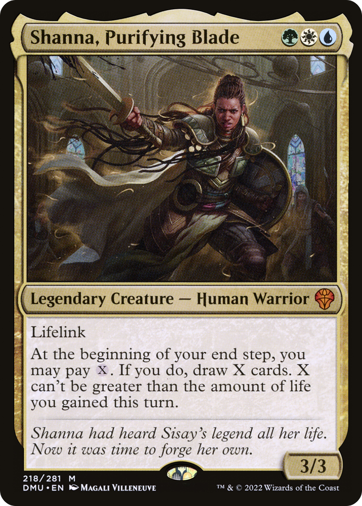 Shanna, Purifying Blade (DMU-218) [Dominaria United] Foil MTG Single Wizards of the Coast