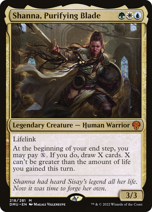 Shanna, Purifying Blade (DMU-218) [Dominaria United] MTG Single Wizards of the Coast