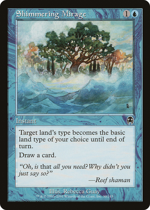 Shimmering Mirage (APC-030) [Apocalypse] Foil MTG Single Wizards of the Coast