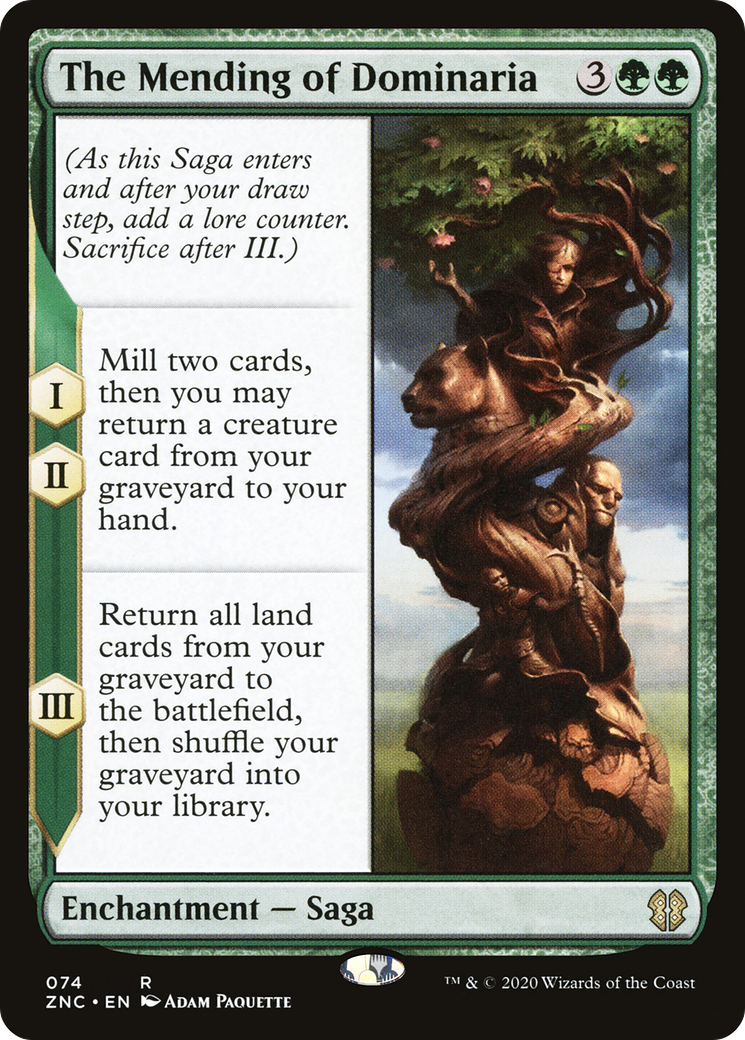 The Mending of Dominaria (ZNC-074) [Zendikar Rising Commander] MTG Single Wizards of the Coast