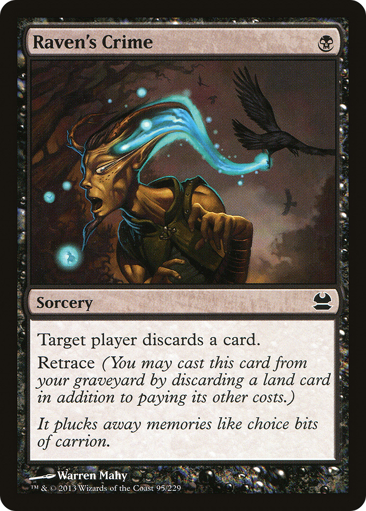 Raven's Crime (MMA-095) [Modern Masters] MTG Single Modern Masters