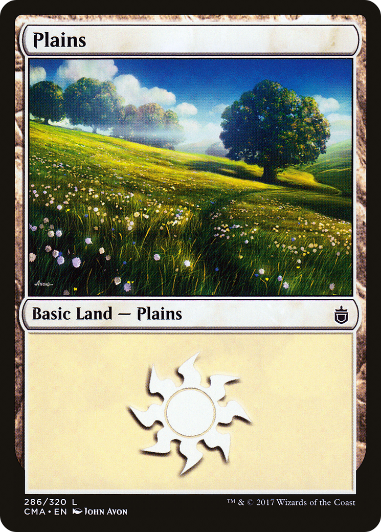 Plains (286) (CMA-286) [Commander Anthology] MTG Single Wizards of the Coast