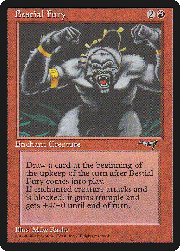 Bestial Fury (ALL-67B) [Alliances] MTG Single Wizards of the Coast