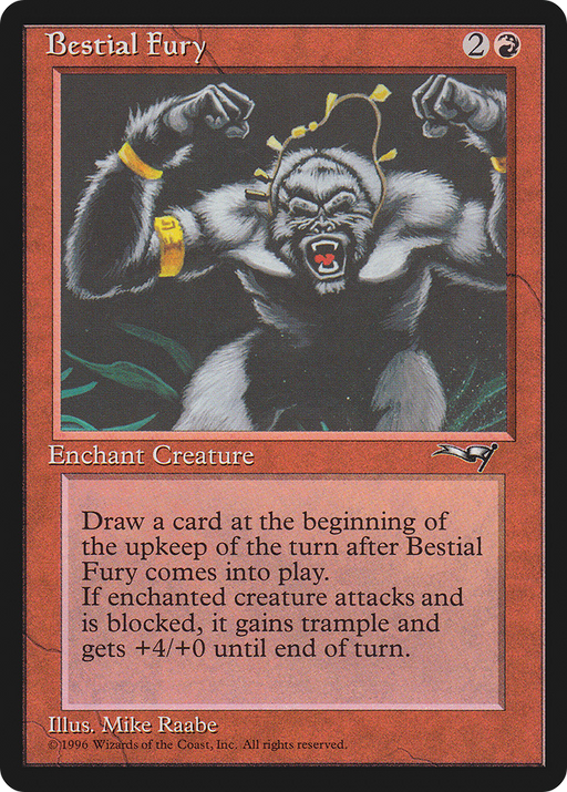 Bestial Fury (ALL-67B) [Alliances] MTG Single Wizards of the Coast