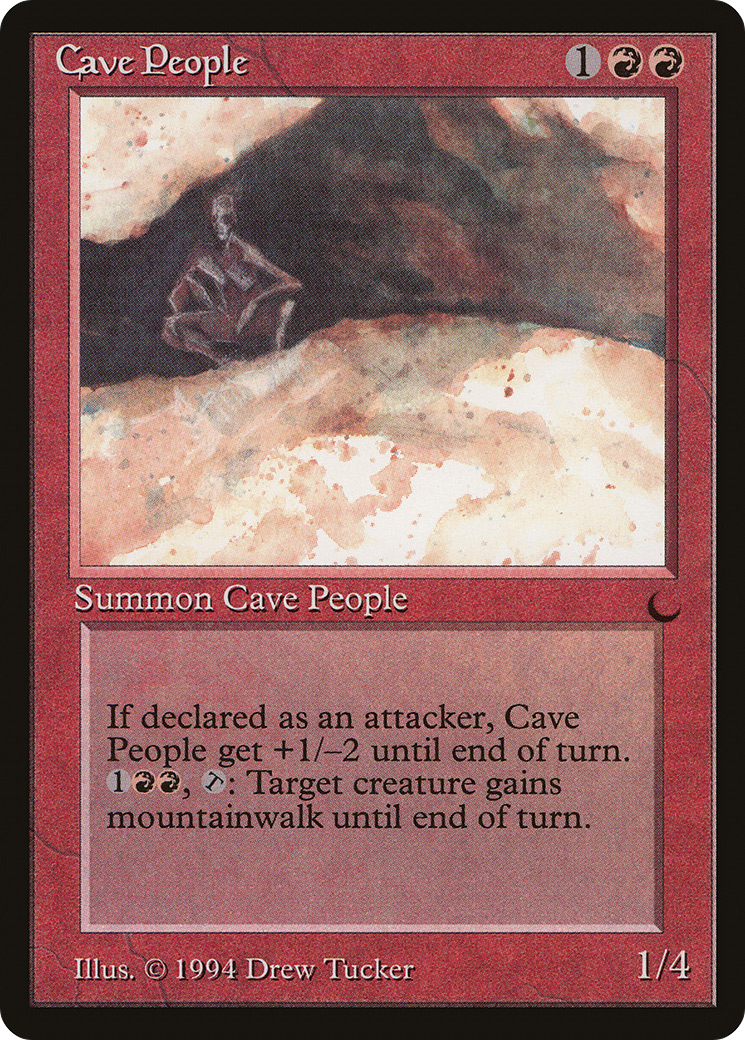 Cave People (DRK-060) [Oldschool] The Dark MTG Single Wizards of the Coast