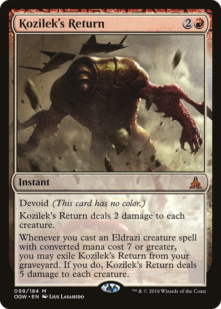 Kozilek's Return (OGW-098) [Oath of the Gatewatch] MTG Single Wizards of the Coast