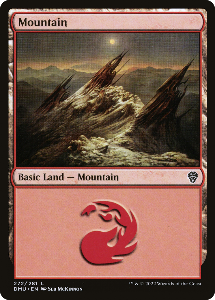 Mountain (DMU-272) [Dominaria United] MTG Single Wizards of the Coast