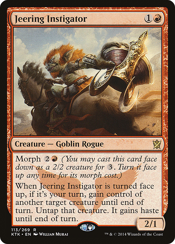 Jeering Instigator (KTK-113) [Khans of Tarkir] MTG Single Wizards of the Coast