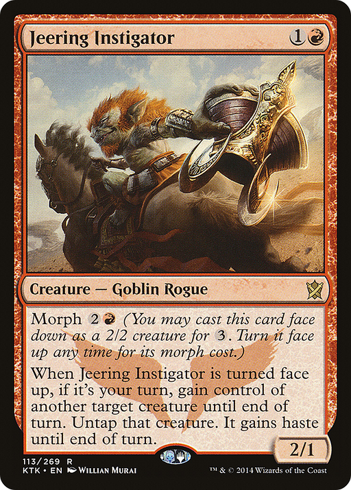 Jeering Instigator (KTK-113) [Khans of Tarkir] MTG Single Wizards of the Coast