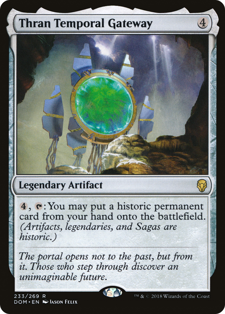 Thran Temporal Gateway (DOM-233) [Dominaria] Foil MTG Single Wizards of the Coast