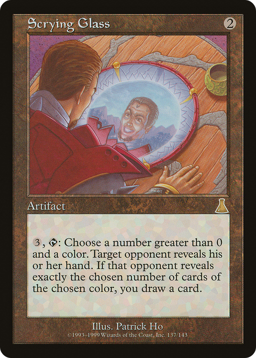 Scrying Glass (UDS-137) [Urza's Destiny] MTG Single Wizards of the Coast