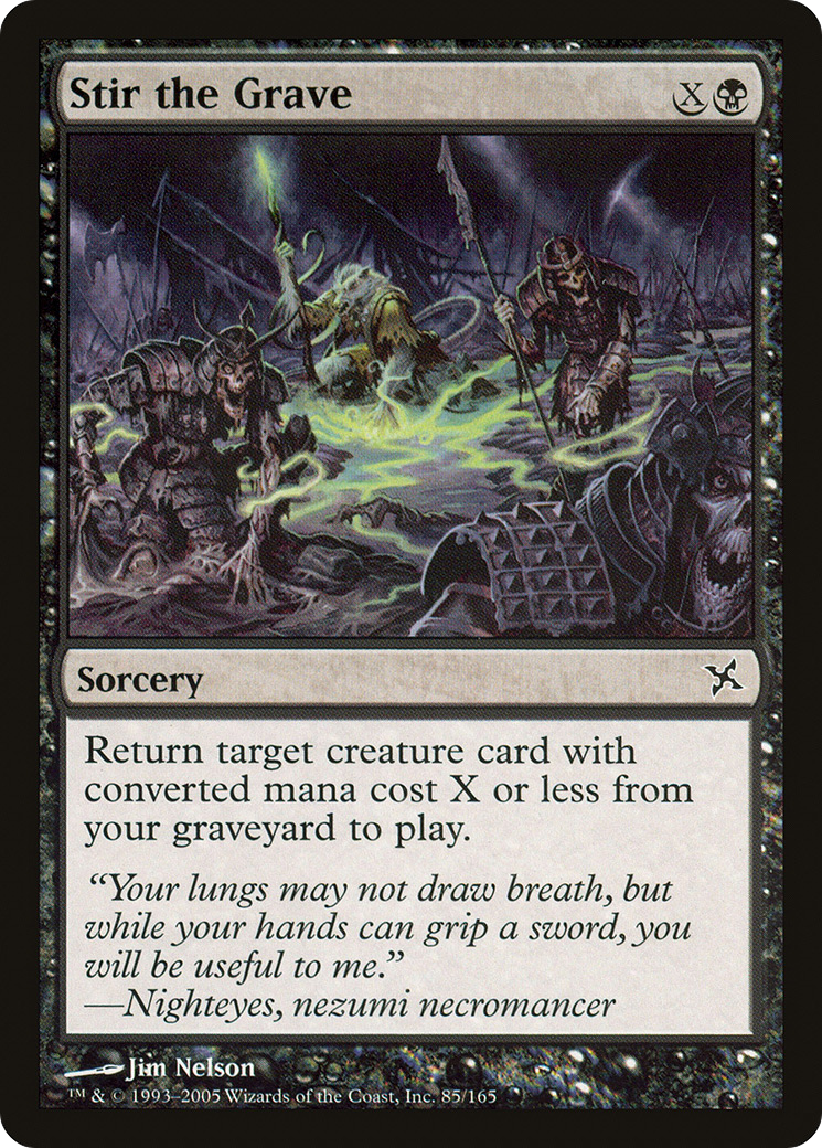 Stir the Grave (BOK-085) [Betrayers of Kamigawa] MTG Single Wizards of the Coast