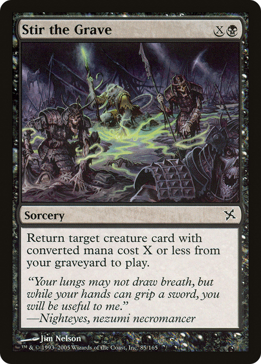 Stir the Grave (BOK-085) [Betrayers of Kamigawa] MTG Single Wizards of the Coast
