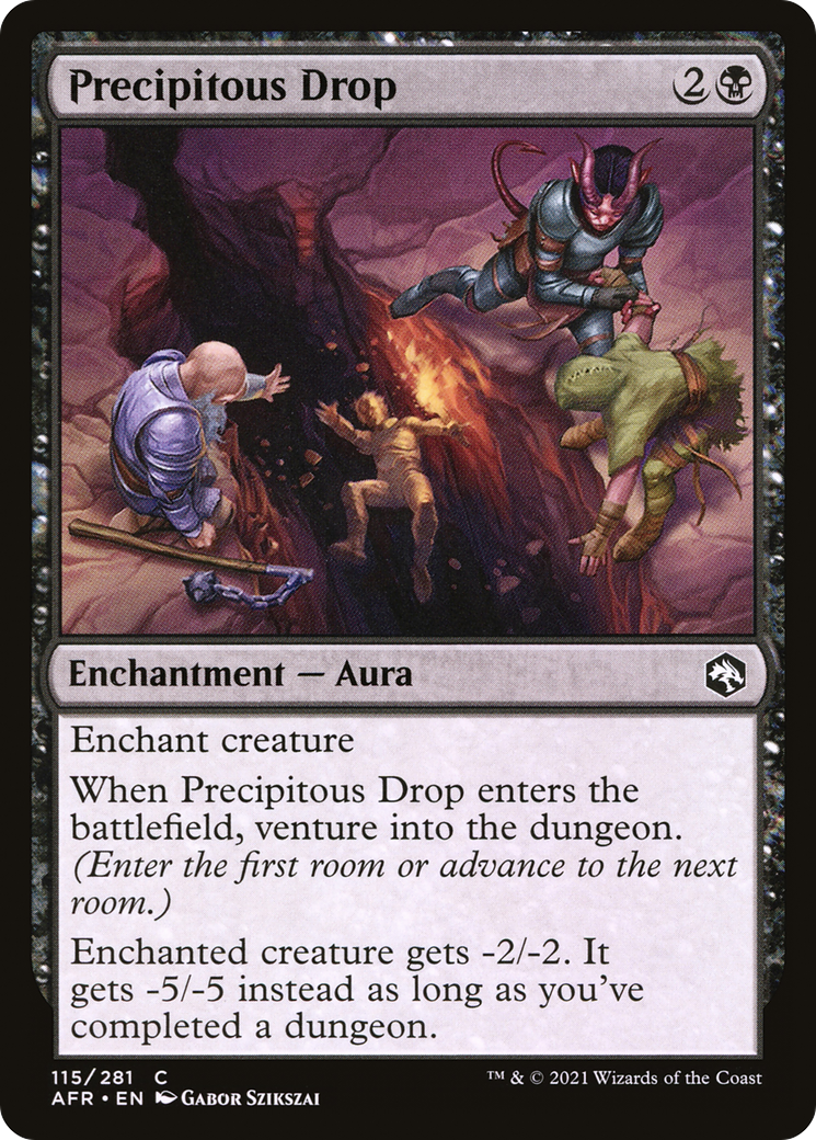 Precipitous Drop (AFR-115) [Adventures in the Forgotten Realms] MTG Single Wizards of the Coast