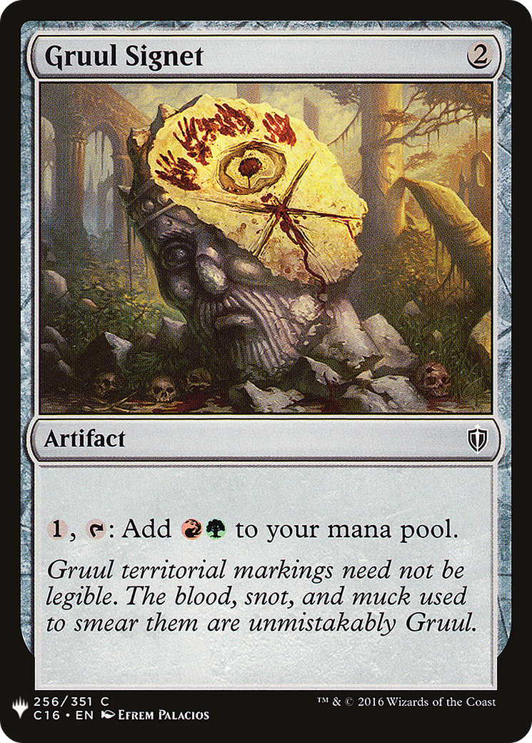 Gruul Signet (LIST-256) [Mystery Booster] The List MTG Single Wizards of the Coast