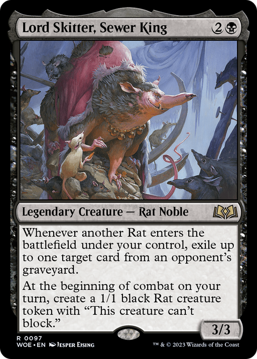 Lord Skitter, Sewer King (WOE-097) [Wilds of Eldraine] MTG Single Wizards of the Coast