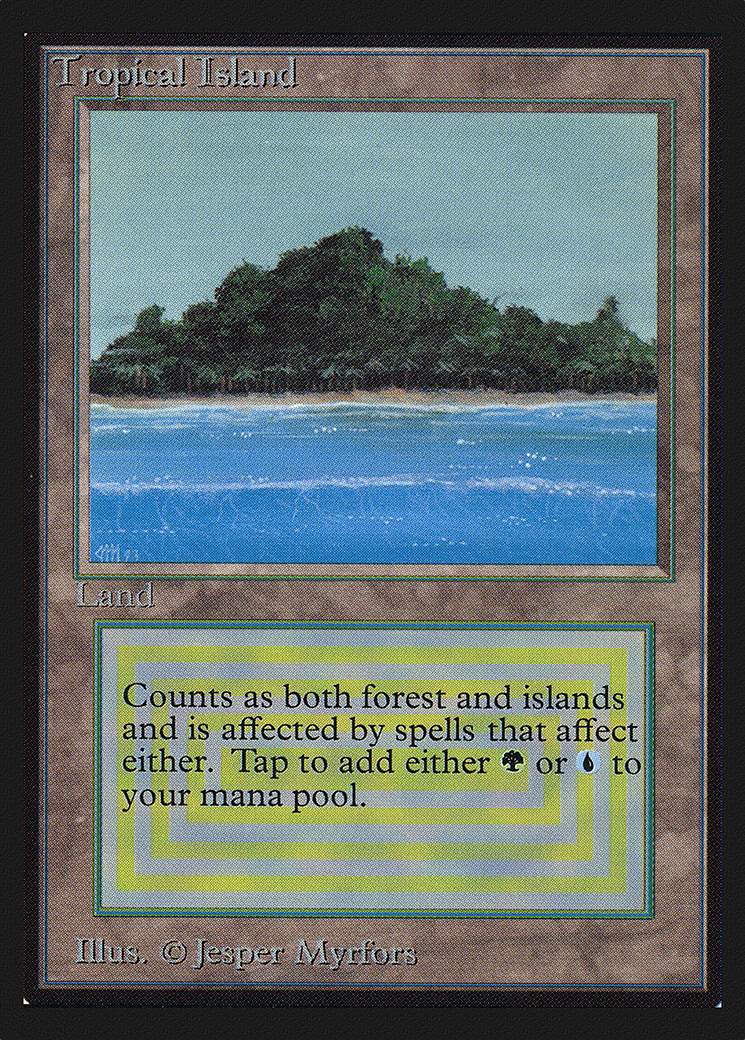 Tropical Island (IE) (IED-) [Intl. Collectors' Edition] MTG Single Wizards of the Coast
