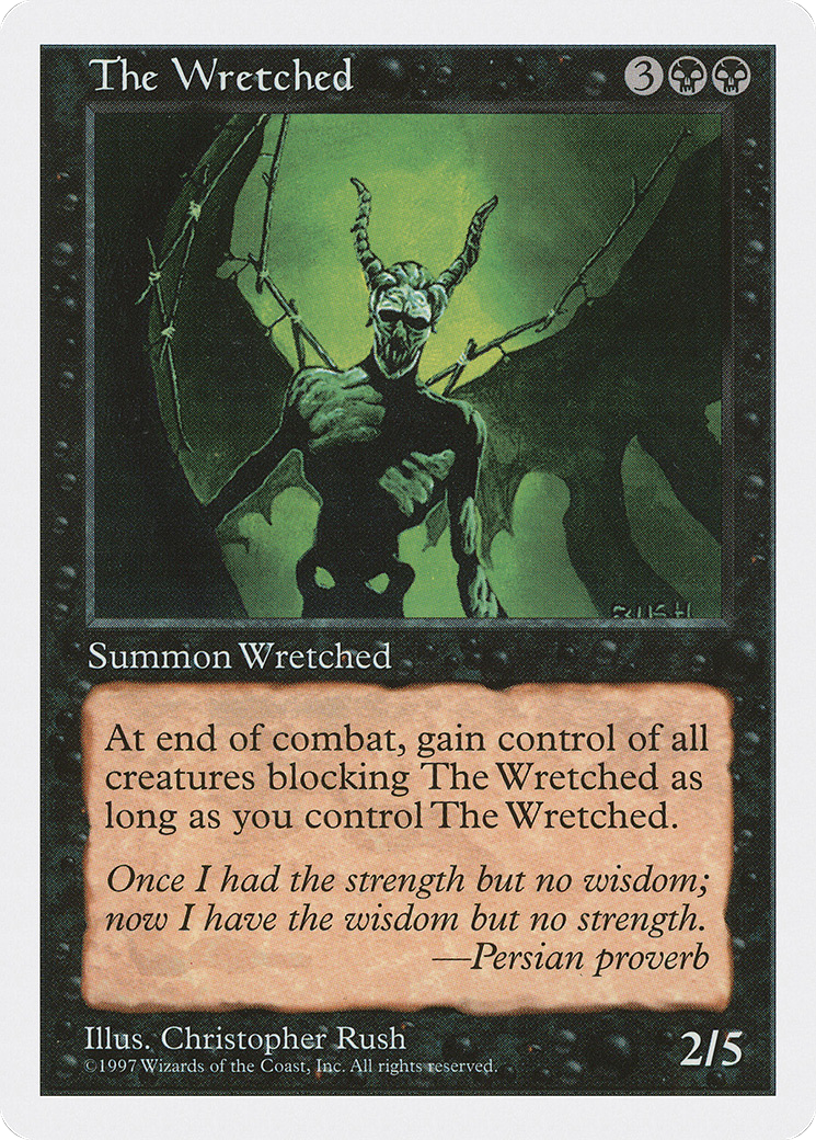 The Wretched (5ED-197) [Fifth Edition] MTG Single Wizards of the Coast