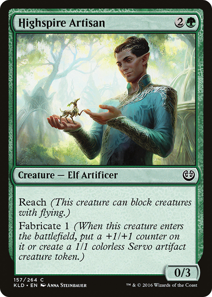 Highspire Artisan (KLD-157) [Kaladesh] Foil MTG Single Wizards of the Coast
