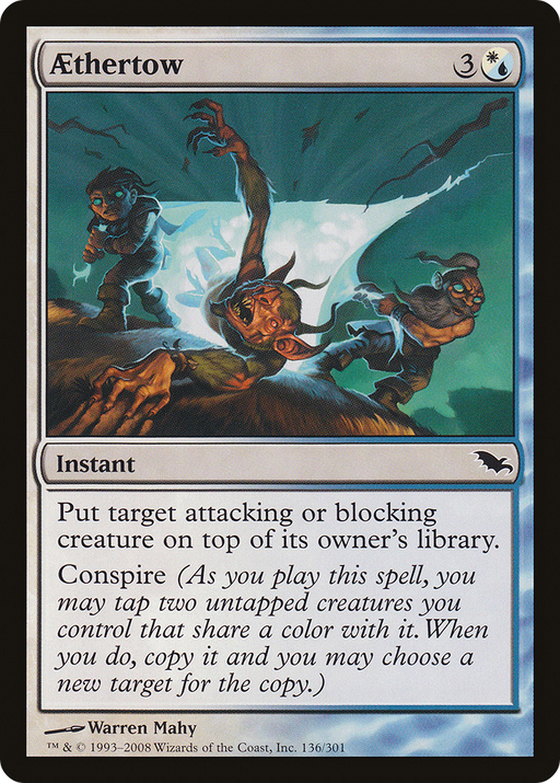 Aethertow (SHM-136) [Shadowmoor] MTG Single Wizards of the Coast