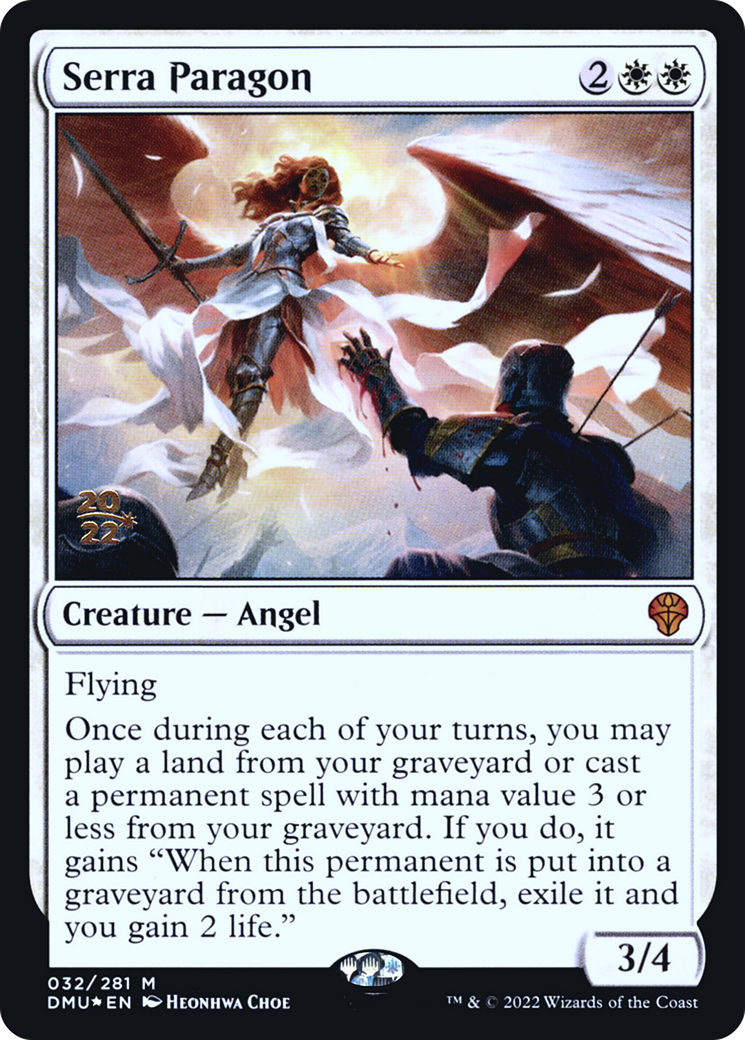 Serra Paragon (PRE-032) [Dominaria United Promos] Foil MTG Single Wizards of the Coast