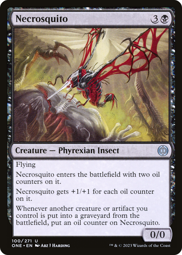 Necrosquito (ONE-100) [Phyrexia: All Will Be One] MTG Single Wizards of the Coast